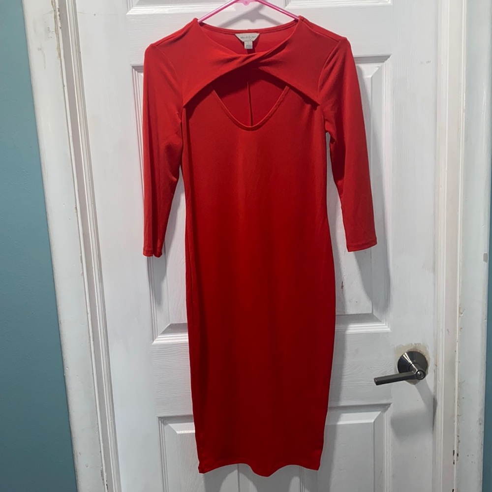 Red dress